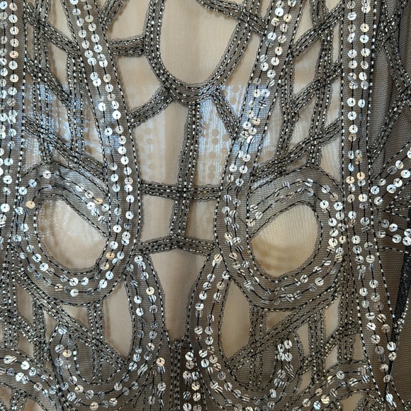 Vintage Cache sequin beaded dress - Picture 3 of 7
